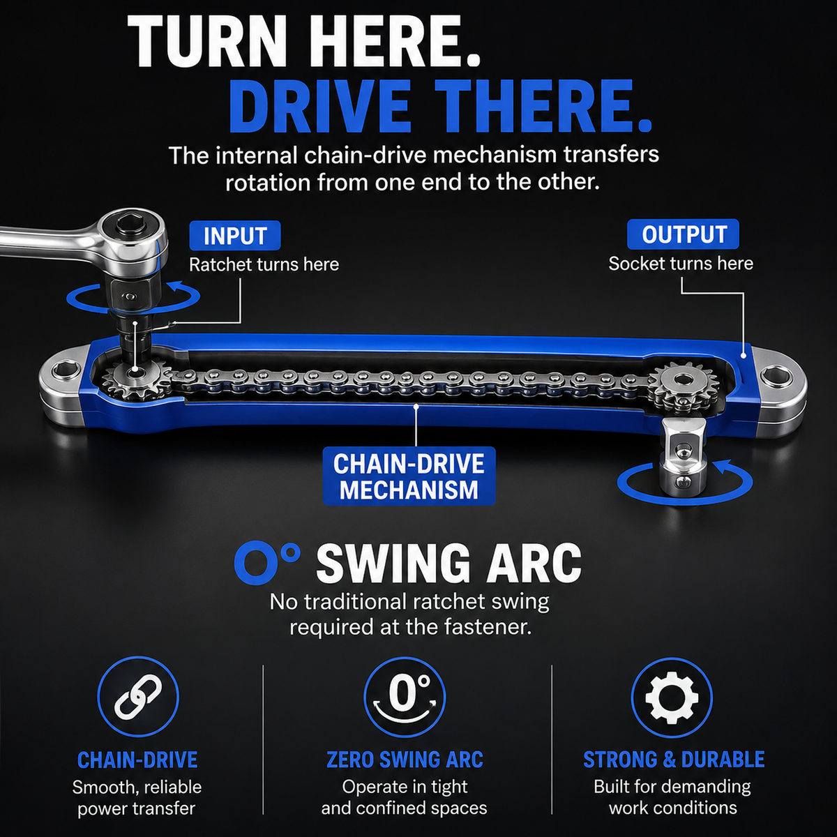 🔥 50% OFF Off -set Extension Wrench – Reach Tight Spaces with Ease