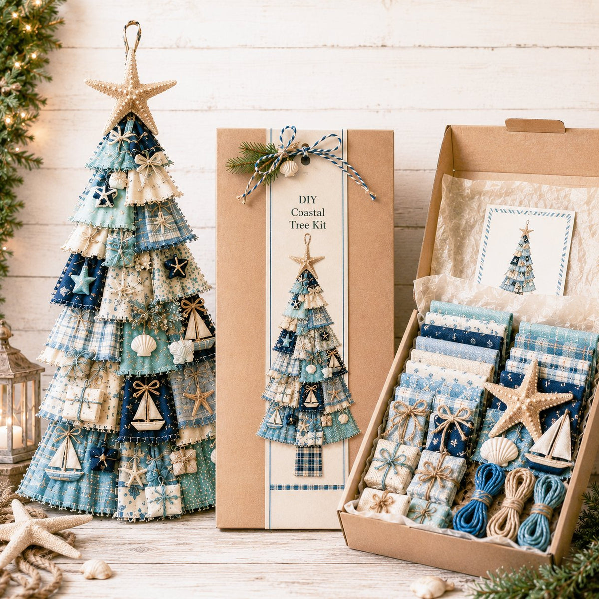 🎄Beginner-Friendly DIY Oversized Patchwork Christmas Tree Door Hanging Kit | Complete Kit with All Tools & Step-by-Step Guide Included