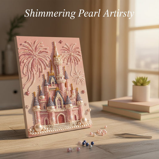 ⚡️Buy 2 Free Shipping🏰✨DIY Beaded Art Kit - Castle Pearl Painting