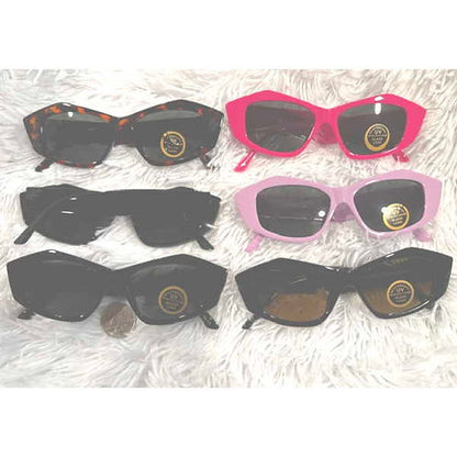 Funky Shaped Sunglasses w/ Glass Lens | Novelty Sunglasses NYC | Costume Eyewear