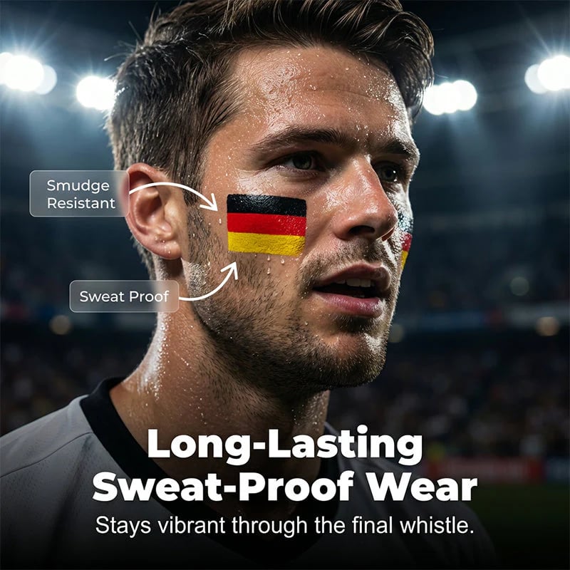 🏆Buy 1 get 1 free🎉National Flag Face Paint Stick for Sports Fans!!!⚽