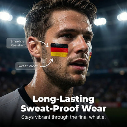 🏆Buy 1 get 1 free🎉National Flag Face Paint Stick for Sports Fans!!!⚽