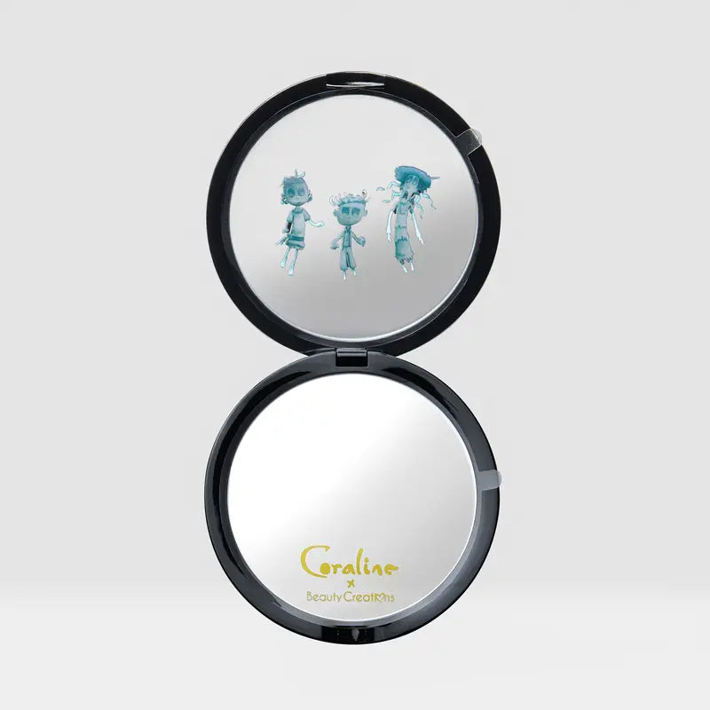 "Button Eyes" Compact Mirror