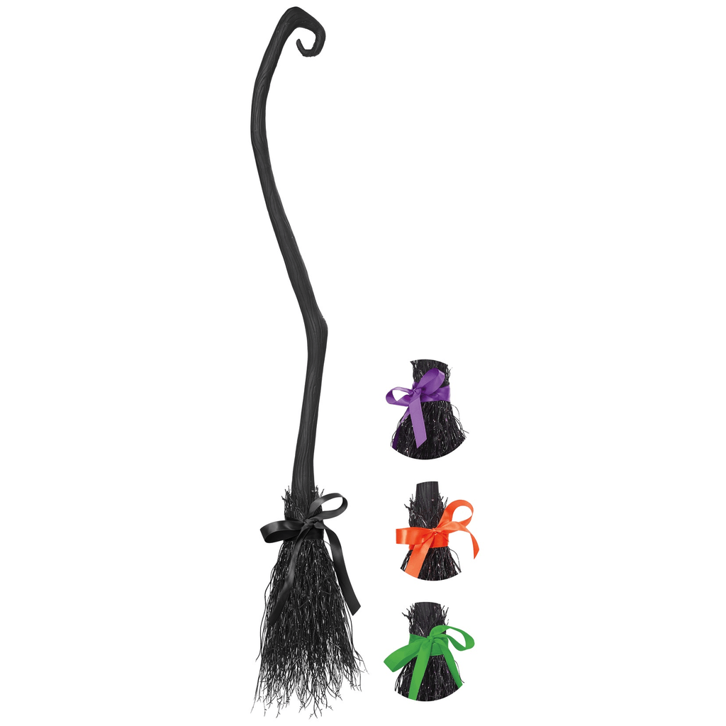 51'  Whimsical Crooked Witch's Broom