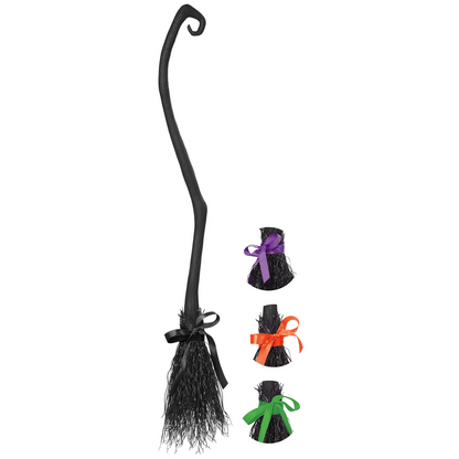 51'  Whimsical Crooked Witch's Broom