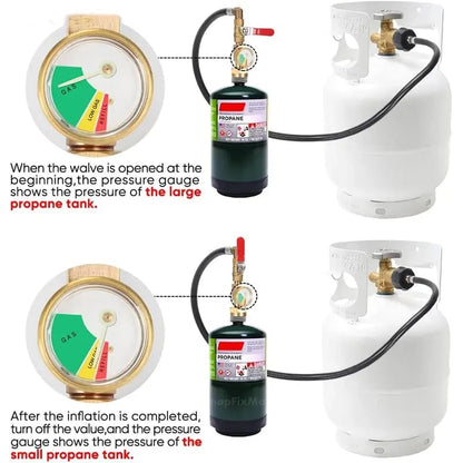 🔥Free Shipping🔥36 Inch Propane Gas Tank Adapter Connector
