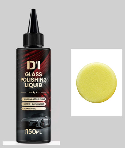 Auto Glass Scratch Care Polishing Fluid – Scratch-Free, Liquid Glass Car Polish, D1 Glass Polishing Liquid for Minor Scratches Long-Lasting Protection