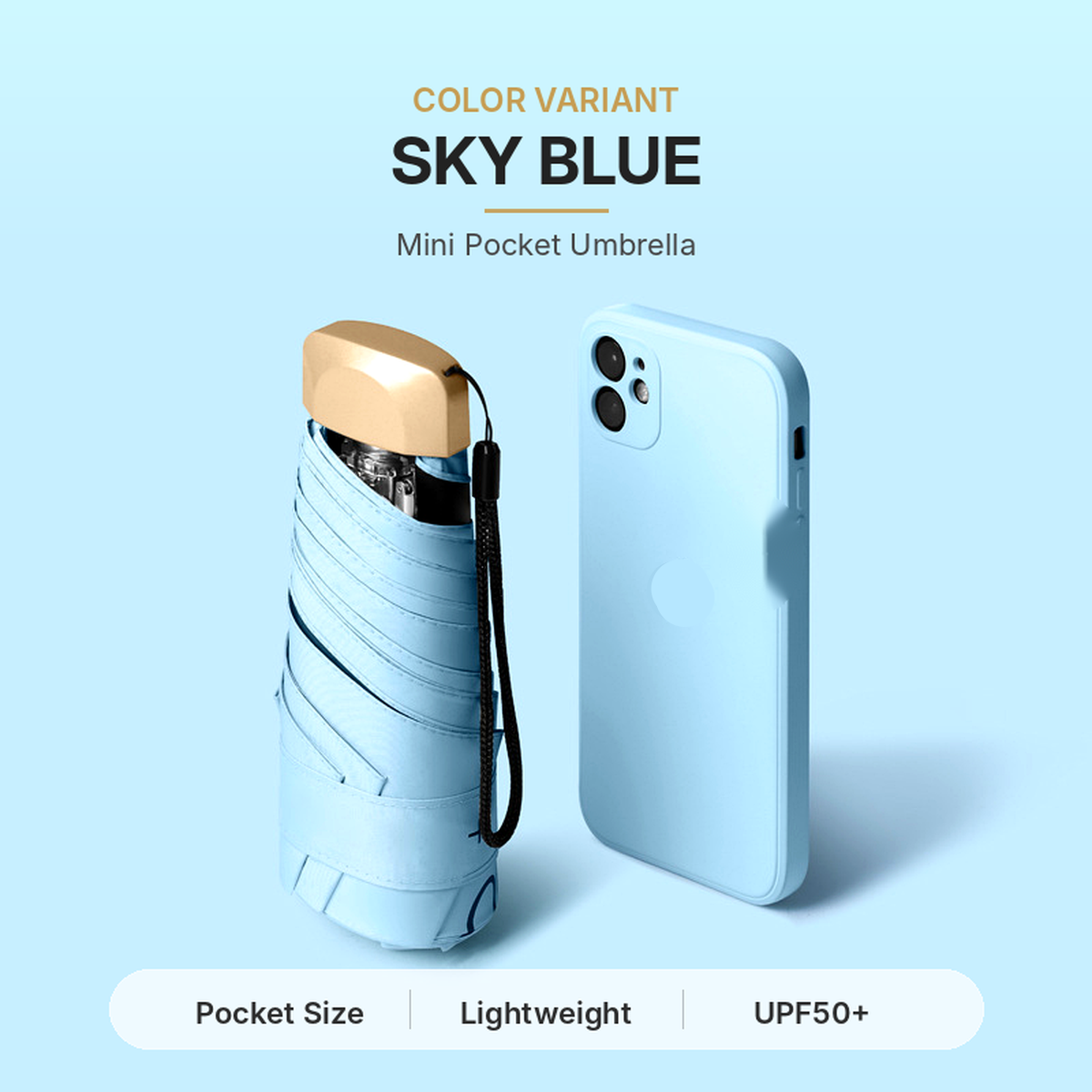 ✨ Dual-Purpose Portable Capsule Umbrella