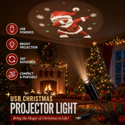 HD Christmas Scene Projector – Pick Your Perfect Festive Display (6 or 10 Scenes)