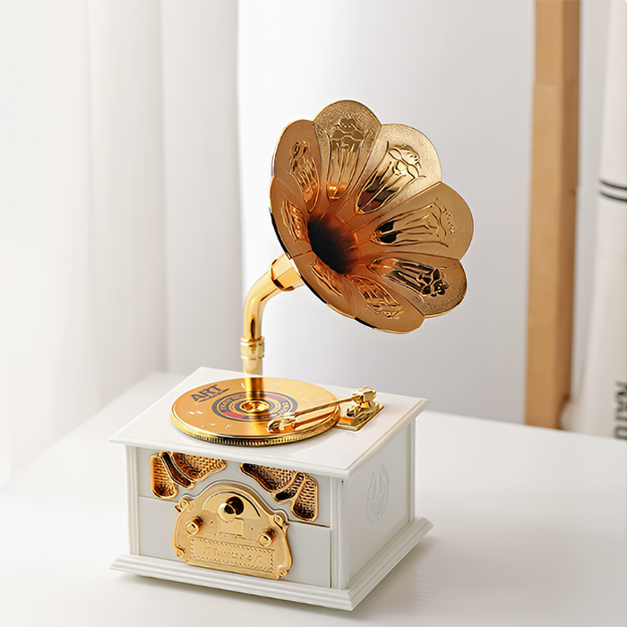 Vintage Mini Sewing Machine Music Box