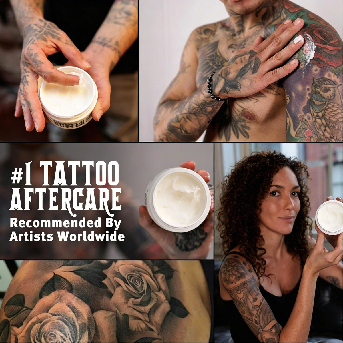 🖤 5oz Tattoo Balm | Aftercare Moisturizer for New & Healed Tattoos