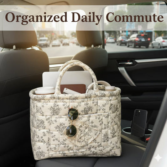 🚗Multi-Purpose Fabric Car Storage Basket with Handle | Foldable & Washable