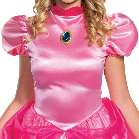 Princess Peach Deluxe Adult Costume | Womens Halloween Costume NYC | Cosplay Costume Shop