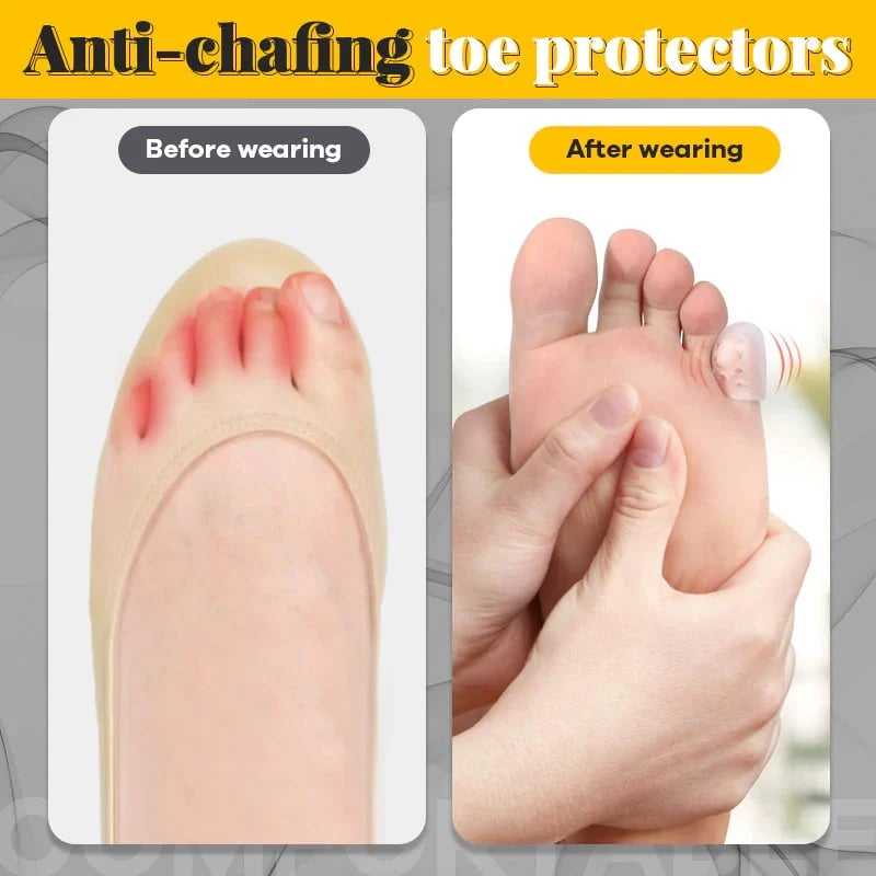 🔥Silicone anti-friction toe protector