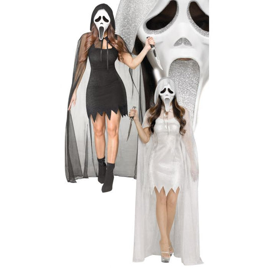 Ghost Face 30th Anniversary Ladies Adult Costume | Halloween Costume NYC | Cosplay Costume Shop