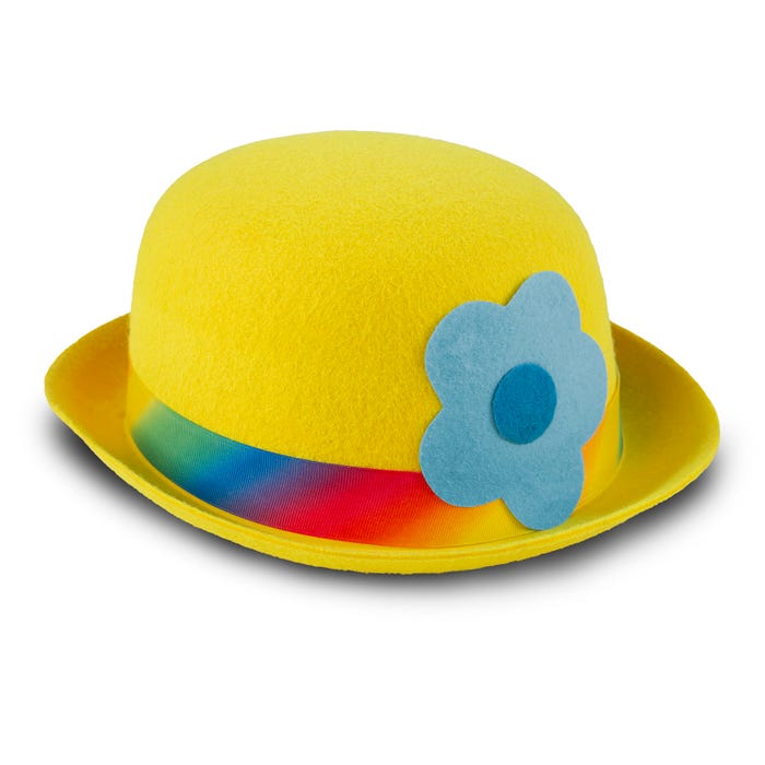 Colorful Clown Bowler Hat | NYC Costume Hat | Costume Headwear Shop