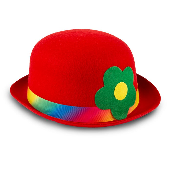 Colorful Clown Bowler Hat | NYC Costume Hat | Costume Headwear Shop
