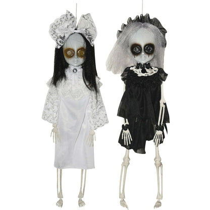 16' Creepy Hanging Skeleton Dolls