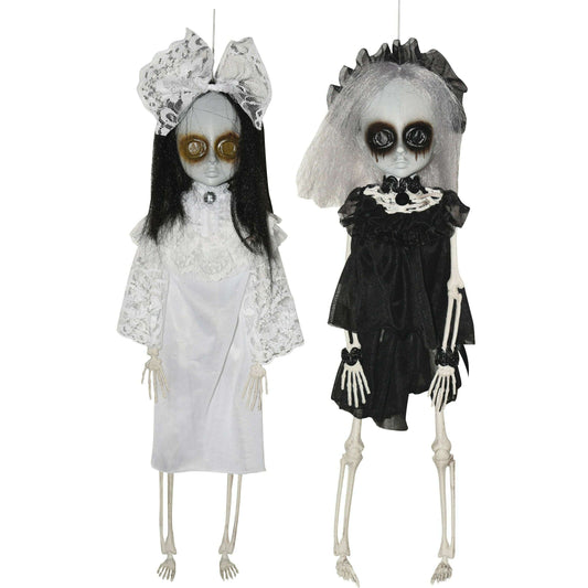 16' Creepy Hanging Skeleton Dolls