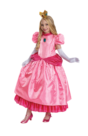 Princess Peach Deluxe Toddler Costume | Kids Halloween Costume NYC | Child Cosplay Costume