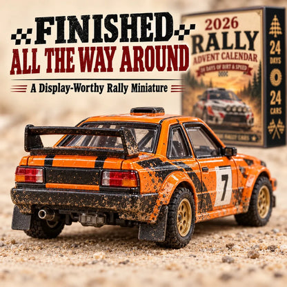 Race to Christmas – 24-Day Rally Car Advent Calendar for Racing Fans