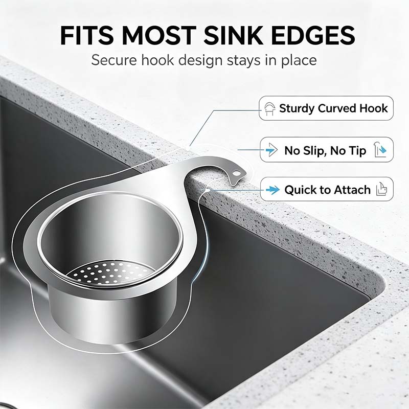 BUY 1 GET 1 FREE💧Stainless Steel Swan Sink Strainer Basket!!!🦢💧