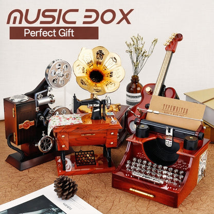 Vintage Mini Sewing Machine Music Box