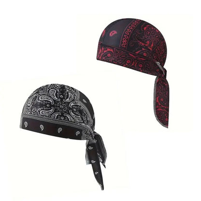 🌸 Paisley Cooling Headscarf Cap Set – Stay Cool & Chic All Summer! ☀️😎