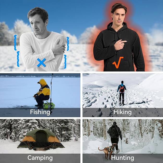 49% OFF This Week Promotions🎉🎉Men's Smart Heated Hoodie