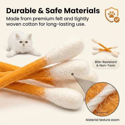 Giant Q-Tip Cat Toy-Viral Cat Chew & Play Toy🐱✨