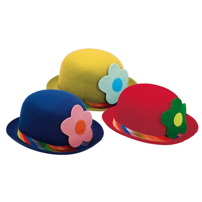 Colorful Clown Bowler Hat | NYC Costume Hat | Costume Headwear Shop