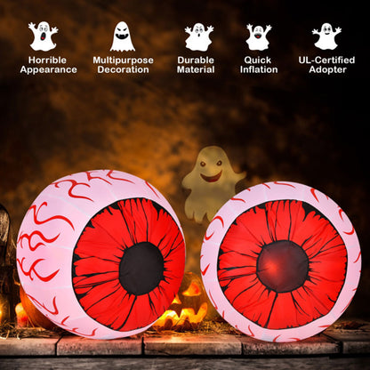 3-Ft. Inflatable Halloween Eyeballs (Set of 2)