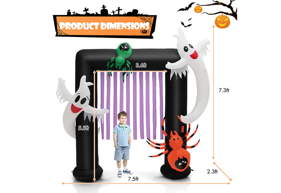 7-Ft. Inflatable Halloween Gateway