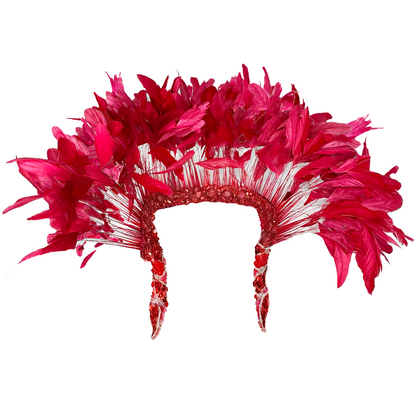 Royal Feather Carnival Neck Piece by Abraham Poderoso | NYC Costume Shop | Halloween & Cosplay Store