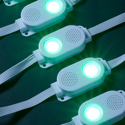 Smart LED String Lights with Speakers
