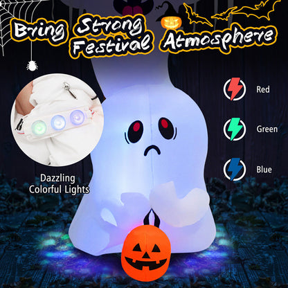 10' Inflatable Halloween Overlapping Ghosts