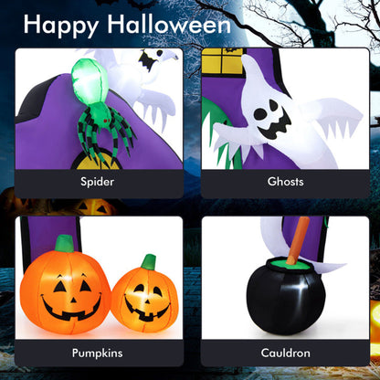 9' Inflatable Halloween Castle Archway