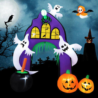 9' Inflatable Halloween Castle Archway