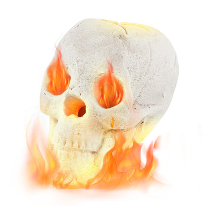 Ceramic Fireproof Fire Pit Skull