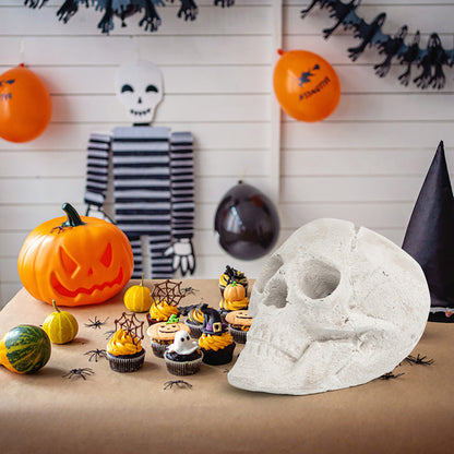 Ceramic Fireproof Fire Pit Skull