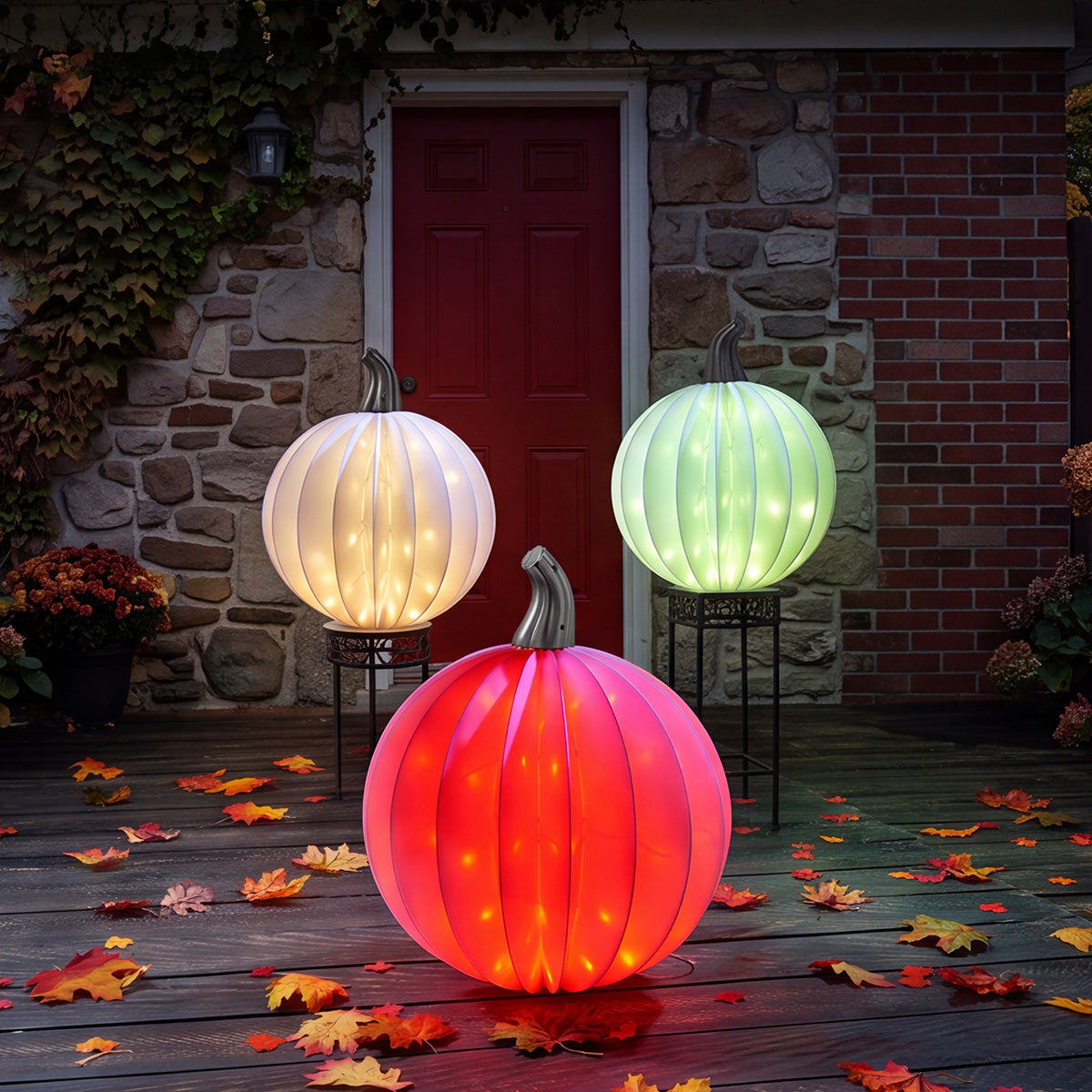 18'' Twinkling Indoor/Outdoor Lighted Orb - alternate product image