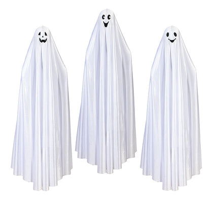 Lighted Outdoor Ghost Stakes (Set of 3)