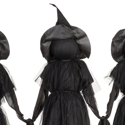 Lighted Outdoor Witch Stakes (Set of 3)
