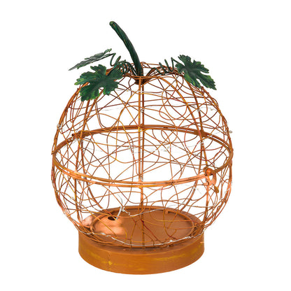 LED Wire Pumpkin Container