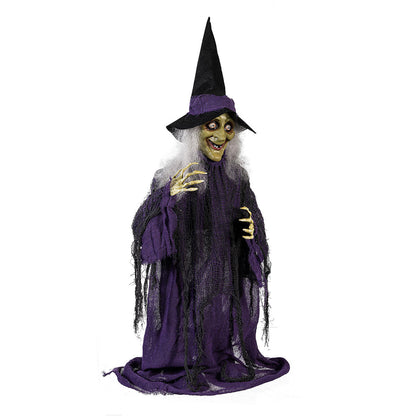 40'' Decorative Witch with Movement and Sound