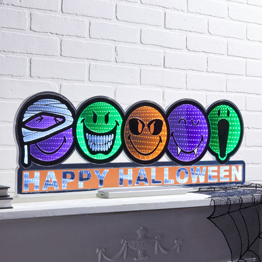 SmileyWorld Halloween LED Infinity Light