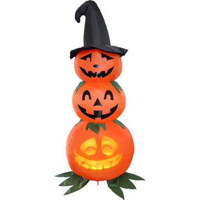 Inflatable 6' Stack Animated Jack-O-Lantern