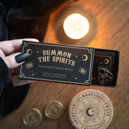 Mini Travel-Sized Talking Board | Halloween Decor NYC | Haunted Home Decoration