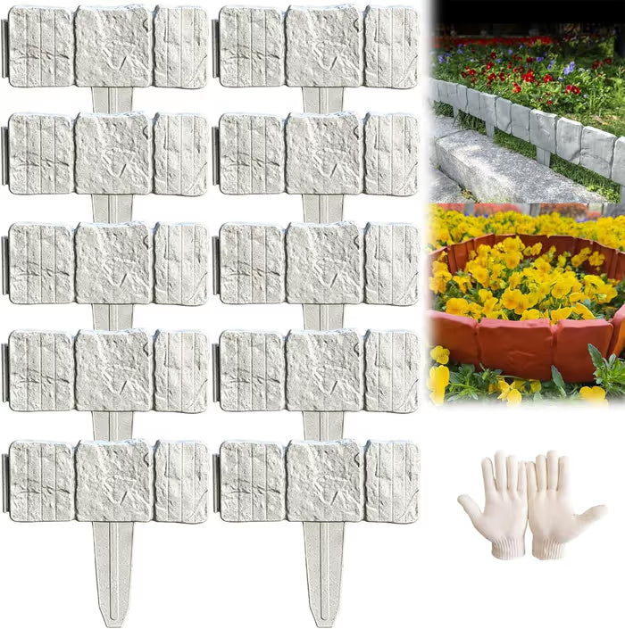 🏡2026 HOT SALE🥳💞50K+ SOLD!🌿✨ 50% OFF! Faux Stone Garden Edging Border! ♻️