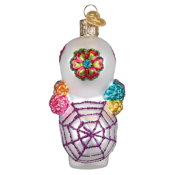 Old World Christmas Dia De Los Muertos Stacking Skulls Halloween Ornament